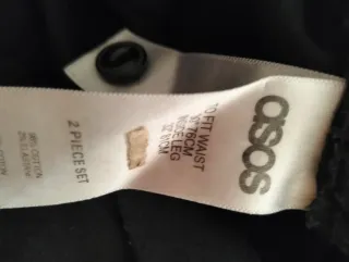 Pantalón chino negro T. 16 años