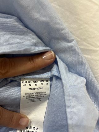 Camisas El Ganso Talla L (Azul y Blanca)