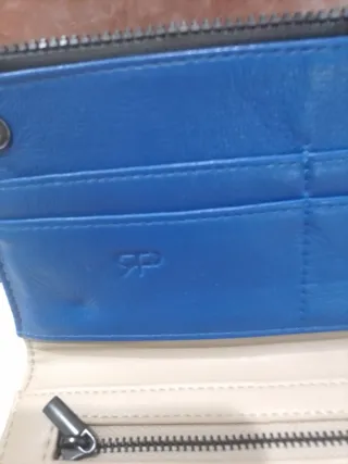 Monedero Parfois Negro y Blanco Cebra