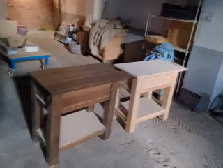 Mesas de madera para cocina/restaurante 110x60x75