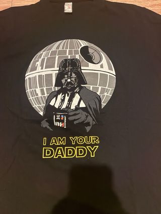 Camiseta I AM YOUR DADDY Star Wars Negra unisex