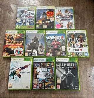 Lote de juegos xbox 360
