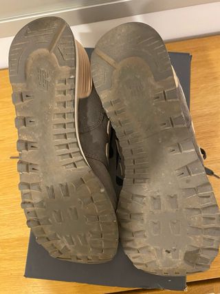 Zapatillas o tenis  New Balance gris y rosa