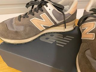 Zapatillas o tenis  New Balance gris y rosa