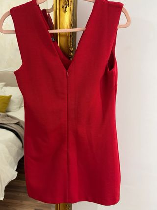 Vestido Rojo Mango Talla M