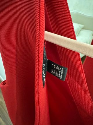 Vestido Rojo Mango Talla M