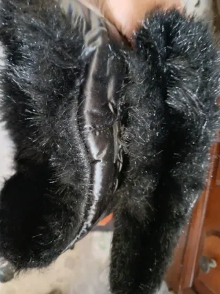 Stivali da neve donna neri imbottiti