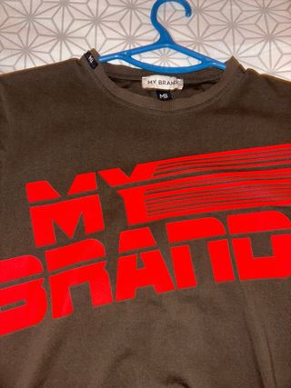 Camiseta MY BRAND marrón, en perfecto estado
