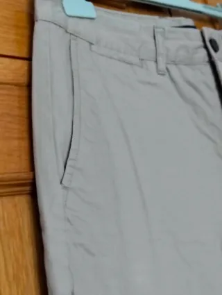 Pantalón Chino Beige Talla 38 Hombre