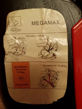 Silla de auto MegaMax