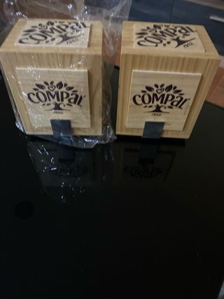 8 Porta Guardanapos Compal Madeira 8 novos