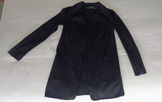 Blazer Zara Ante Negro Talla XS