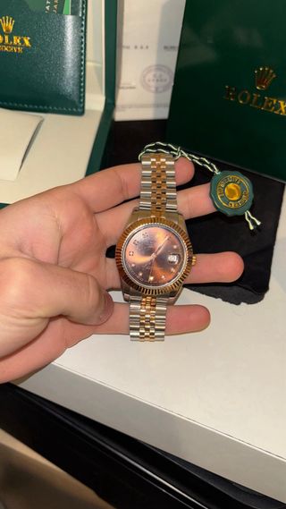 Orologio Rolex datejust Automatico 41mm oro rosa