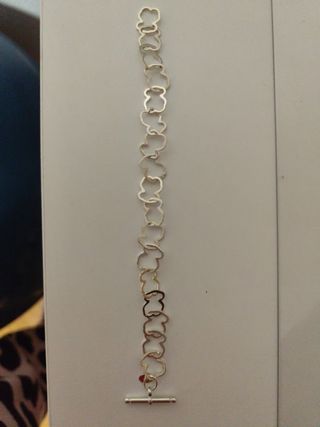 Pulsera Tous Oso Plata.