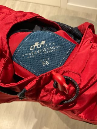 Chaqueta Canguro Roja Hombre