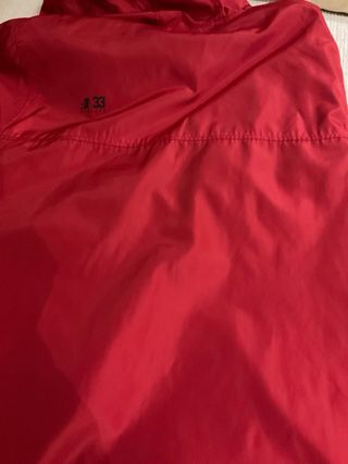 Chaqueta Canguro Roja Hombre