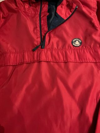 Chaqueta Canguro Roja Hombre