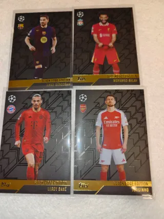 4 Topps Match Attax Black Edge Edition Cards