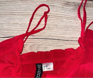 Vestitino H&M Divided rosso taglia S