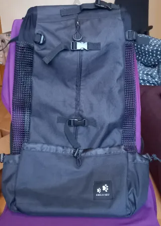 Borsa Trasporto Cane Woolala Nera Nuova