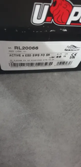 Scarpe da lavoro antinfortunistiche u-power 46