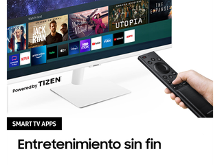 Samsung Smart Monitor M5 27 FHD Bianco