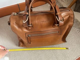 Bolso piel Uterqüe camel