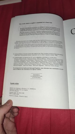 Catecismo Iglesia Católica 1992. 2º EDICIÓN