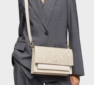 Bandolera Tous Mediana Beige Kaos Mini Line