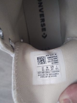 Zapatillas Converse Blancas Mujer Talla 39