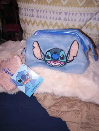 ( NUEVO ) Neceser Lilo y Stitch Disney Azul y Rosa