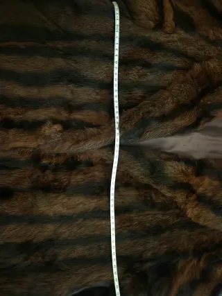 Abrigo de piel auténtica