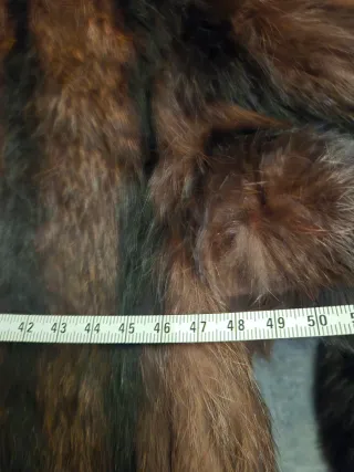 Abrigo de piel auténtica