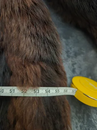 Abrigo de piel auténtica