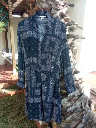 Vestido Scalpers estampado negro