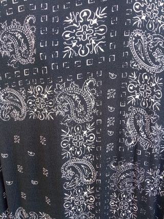 Vestido Scalpers estampado negro