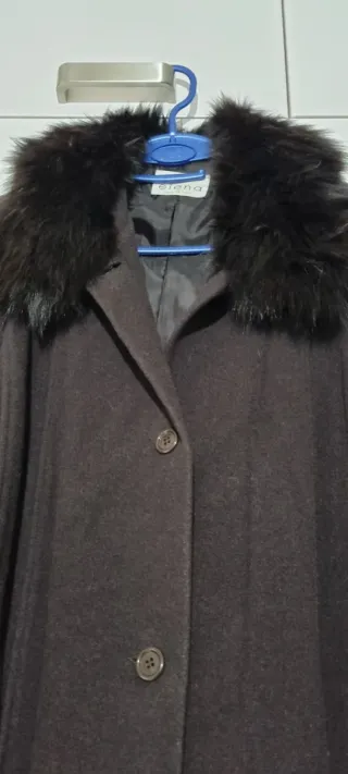 Cappotto Lana e Cashmere Tg. 46 Marrone