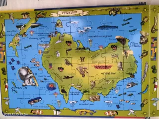 ATLAS DEL MUNDO PARA NINOS.(LIBRO-PUZLE)