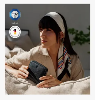 Cartera pequeña mujer piel Berliner Bags negra