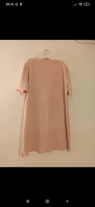 Vestido Zara rosa palo talla XL