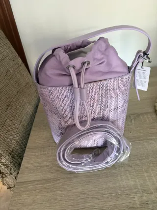 Bolso bombonera Tous morado nuevo