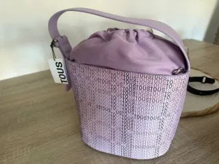 Bolso bombonera Tous morado nuevo