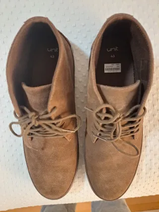 Botines serraje marrón