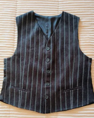Chaleco de vestir hombre rayas