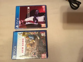 PS4 (PlayStation 4) + Mando + 2 Juegos
