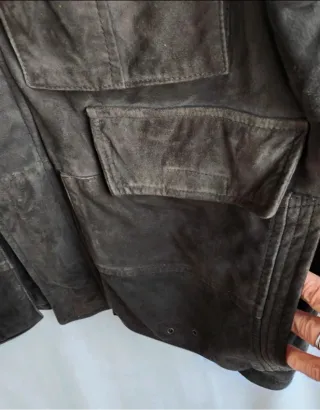 Gilet Vera Pelle Imbottito Unisex M