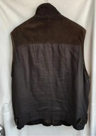 Gilet Vera Pelle Imbottito Unisex M