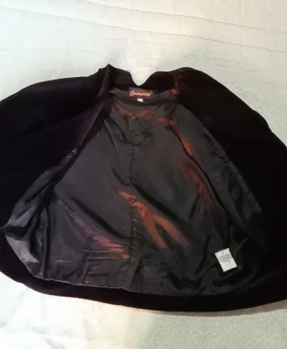 Giacca bolero velluto nero