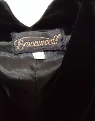 Giacca bolero velluto nero