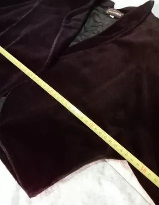 Giacca bolero velluto nero